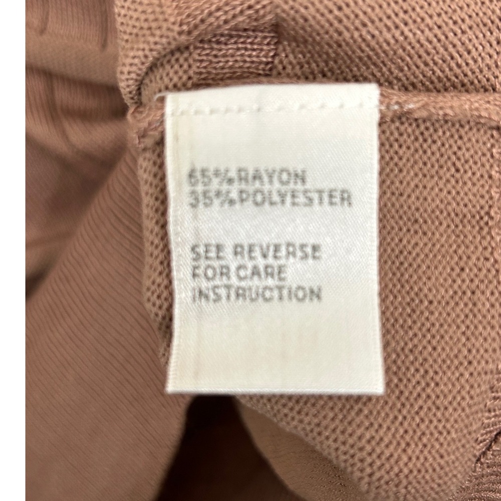 Vogue Club Lightweight Turtleneck Sweater‎ in Ginger Root Womens Size Pet L NWT - Picture 5 of 7